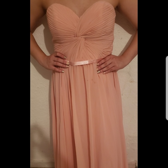 Coral Pink Dress - Picture 1 of 2